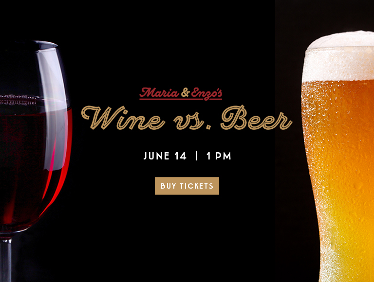 Wine vs. Beer Lunch: June 14 | 1 PM - Buy Tickets